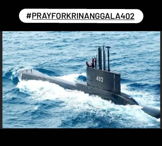 >Sudah hampir 3 x 24 jam kapal selam yang juga dikenal sebagai julukan 